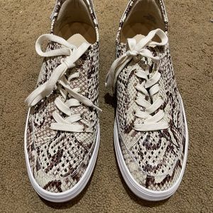 Vince Camino Snakeprint Sneakers Size 10